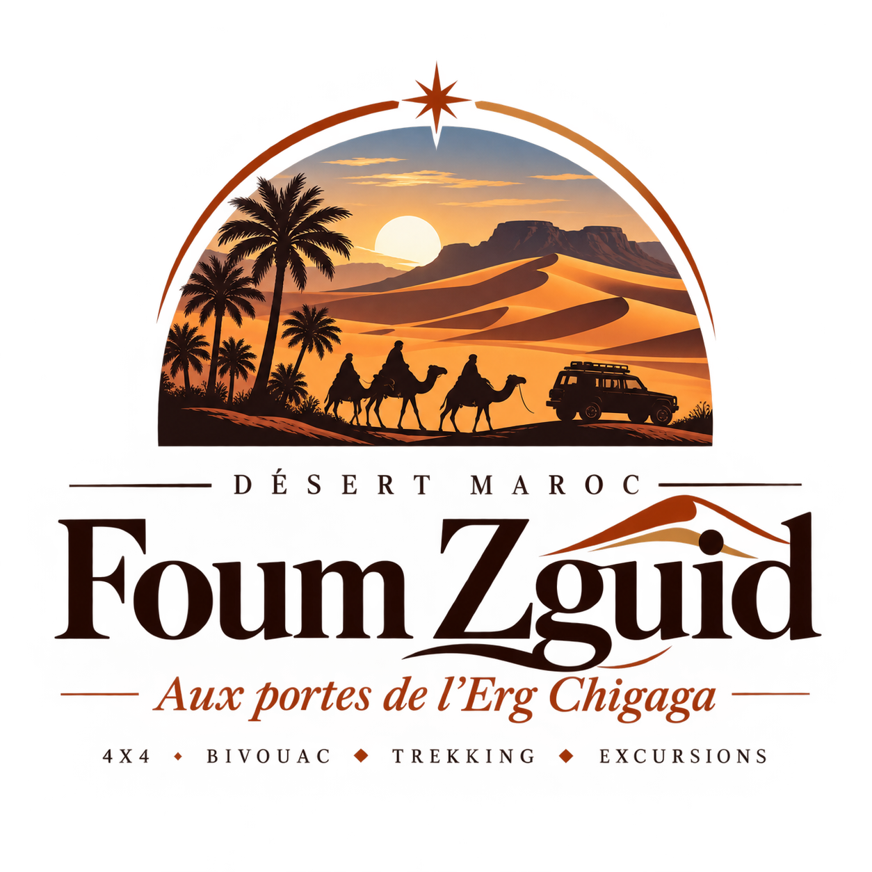 Logo officiel Excursion Désert Foum Zguid